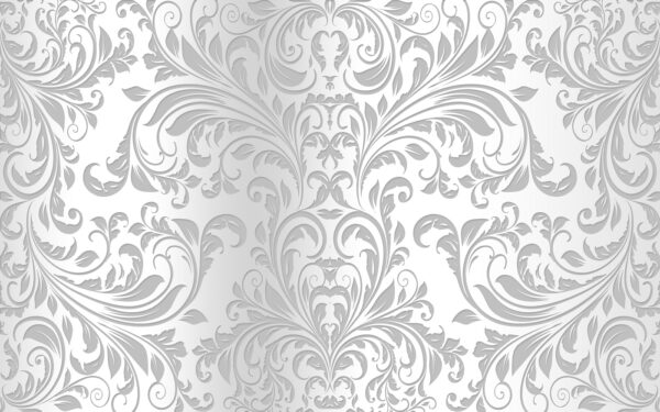 Papel de parede branco e cinzento Papel de parede branco e cinzento