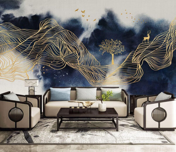 Wall murals Dreamy landscape with serene elements Wall murals Dreamy landscape with serene elements