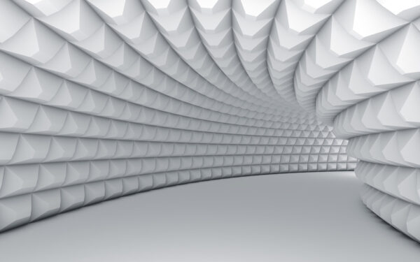 Túnel branco com muitos quadrados u30966p 600x375 - Túnel branco com muitos quadrados