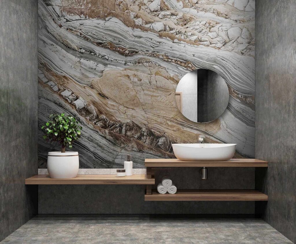 Striking patterns in natural stone