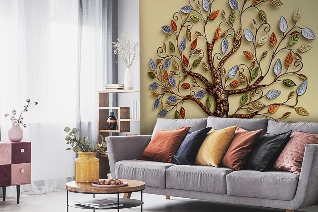Wall murals Tree with colorful leaves on it u30471pig1m 1024x683 - Wall murals Tree with colorful leaves on it - tegory