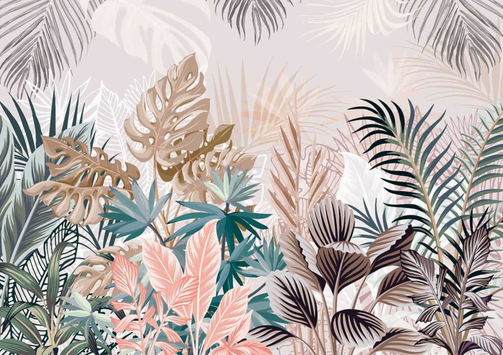 Grupo de plantas com folhas Grupo de plantas com folhas