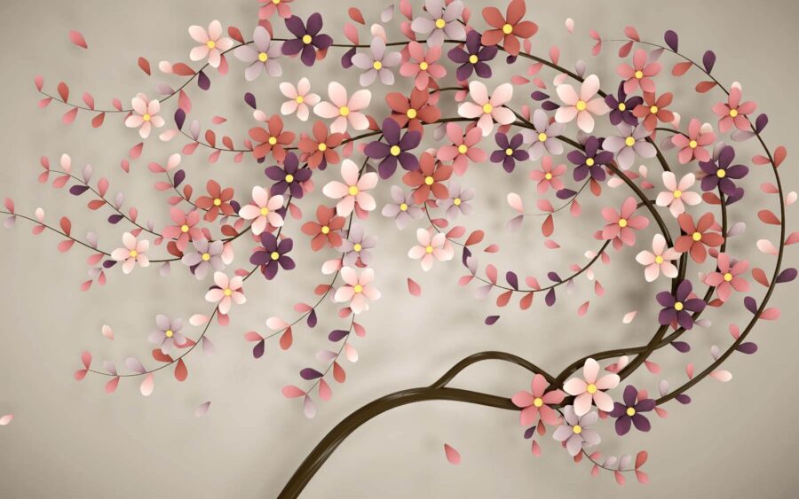 Árvore com flores