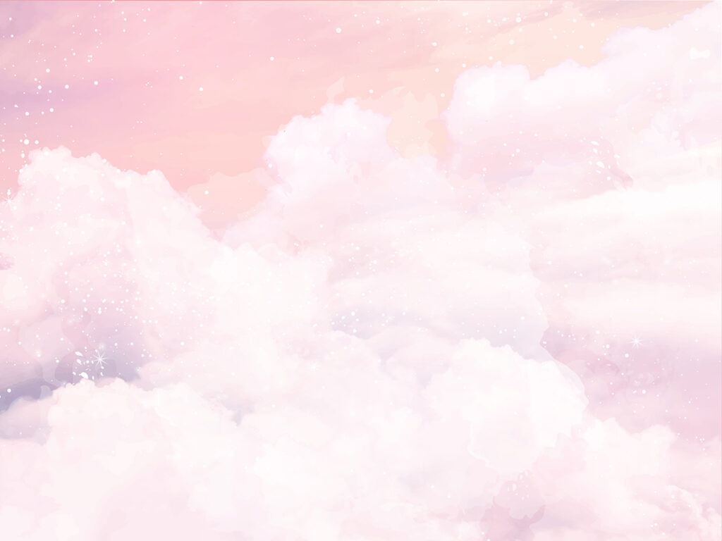 Pink sky with clouds Pink sky with clouds