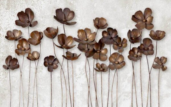 Grupo de flores castanhas Grupo de flores castanhas