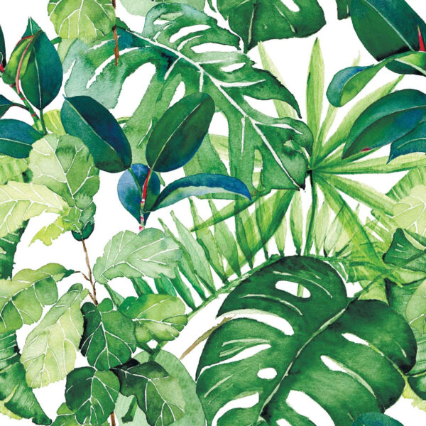 Folhas verdes exuberantes em harmonia. Folhas verdes exuberantes em harmonia.