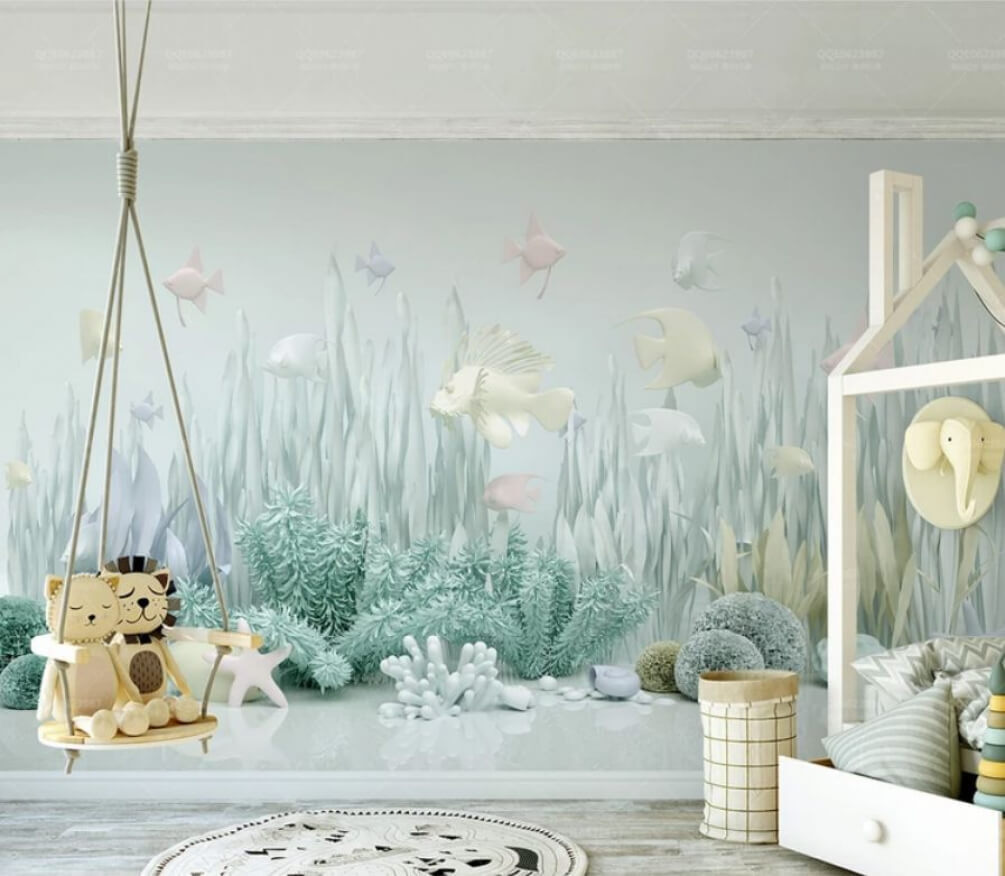 Vida marinha com peixes e plantas u21818pir1m - Vida marinha com peixes e plantas - tegory