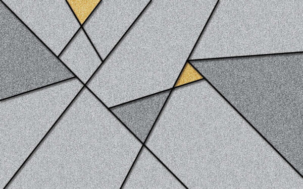 Triângulo cinzento e amarelo Triângulo cinzento e amarelo