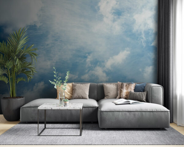 Céu azul com nuvens Céu azul com nuvens