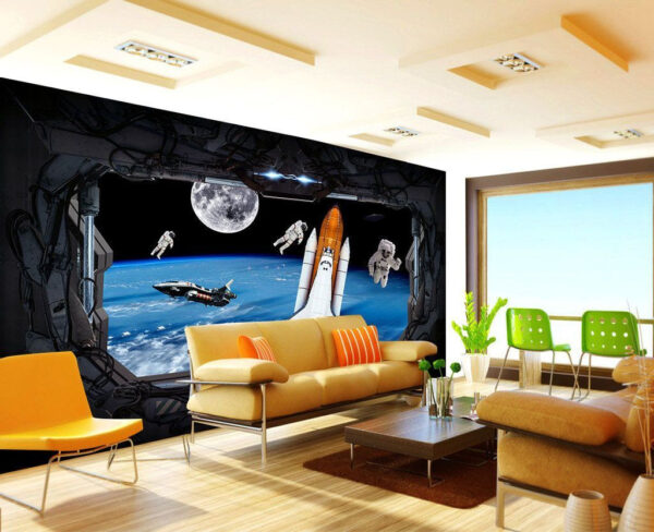 Vaivém espacial e astronautas no espaço Vaivém espacial e astronautas no espaço