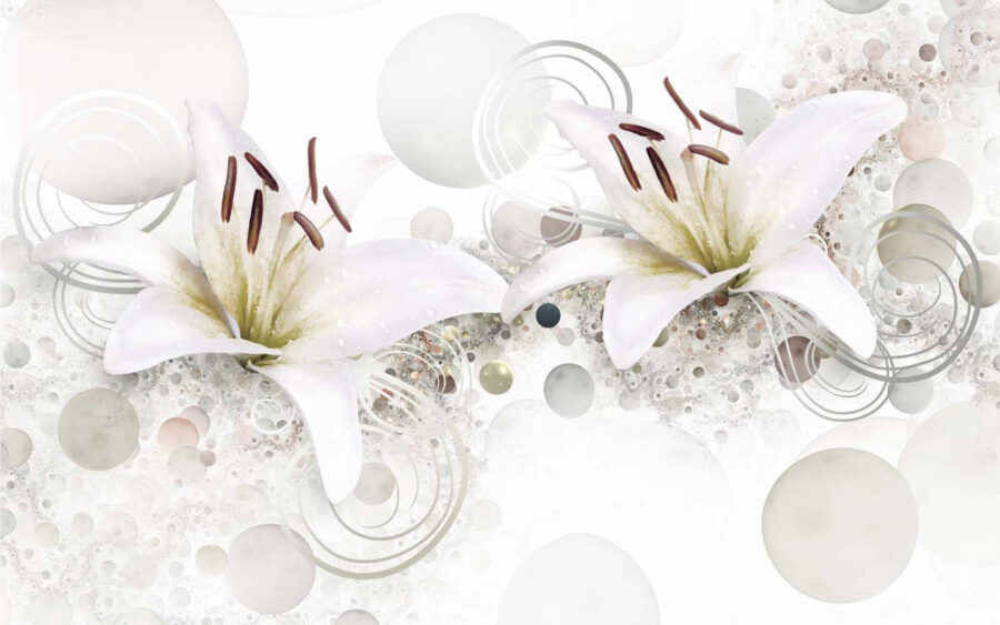 Flores delicadas em tons suaves Flores delicadas em tons suaves
