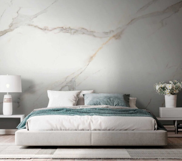 Elegant White Marble with Veins