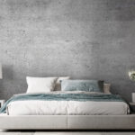 Papel de parede Superfície de betão cinzento com pequenas manchas