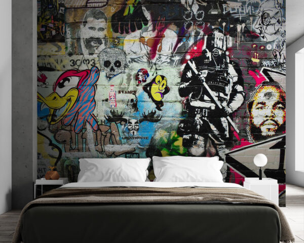 Muro com graffiti Muro com graffiti