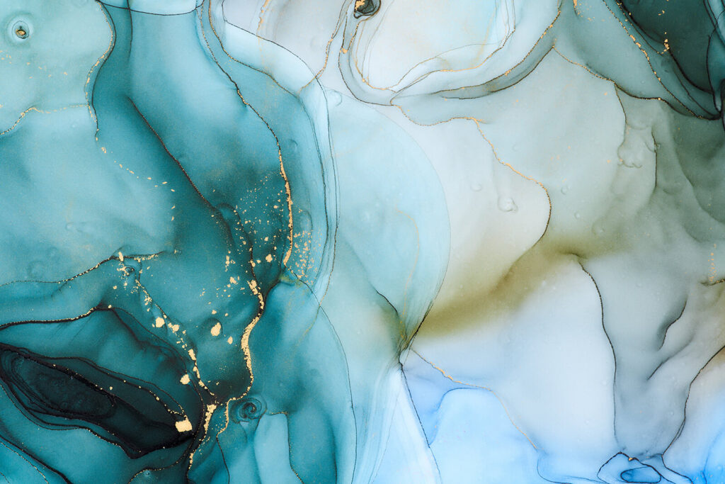 Cores fluidas em tons calmos Cores fluidas em tons calmos