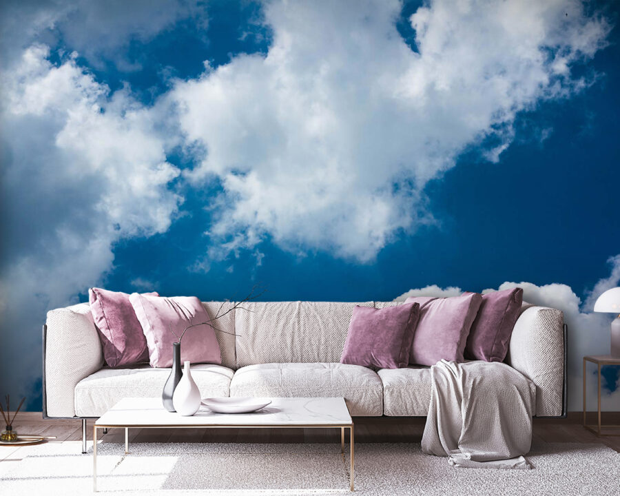 Papel de parede Céu azul com nuvens - Image 3