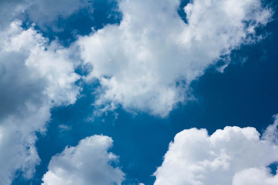 Papel de parede Céu azul com nuvens - Image 4