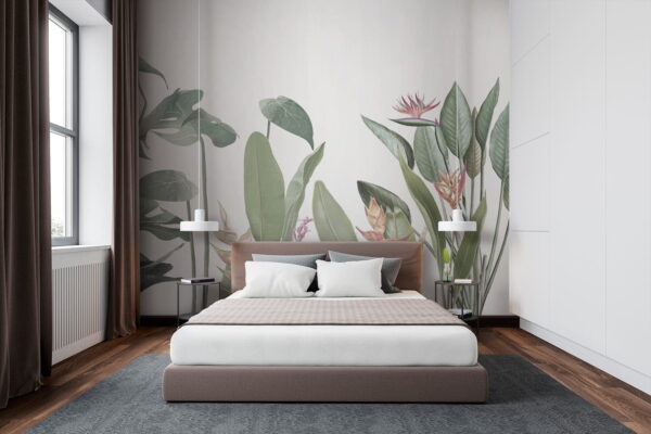 Vegetação luxuriante em cores vibrantes Vegetação luxuriante em cores vibrantes