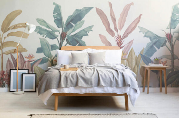 Papel de parede com plantas e flores Papel de parede com plantas e flores