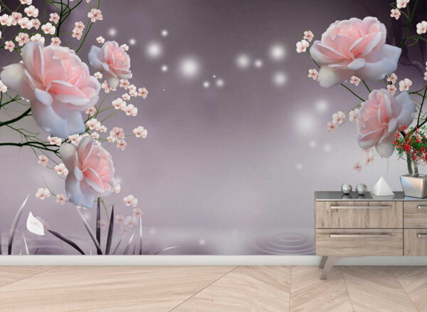 Flores cor-de-rosa e flores brancas u01045pih1 600x438 - Flores cor-de-rosa e flores brancas