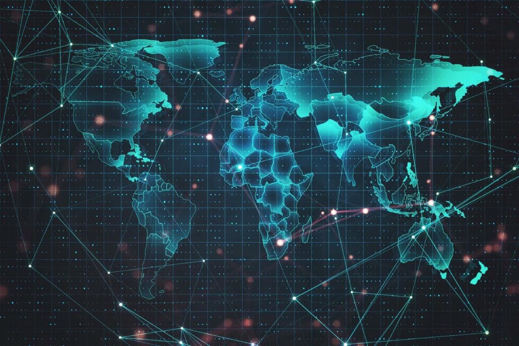 Um mapa do mundo Um mapa do mundo