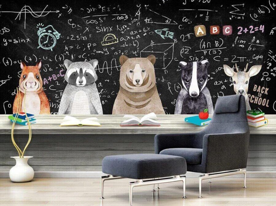 Mesa com animais