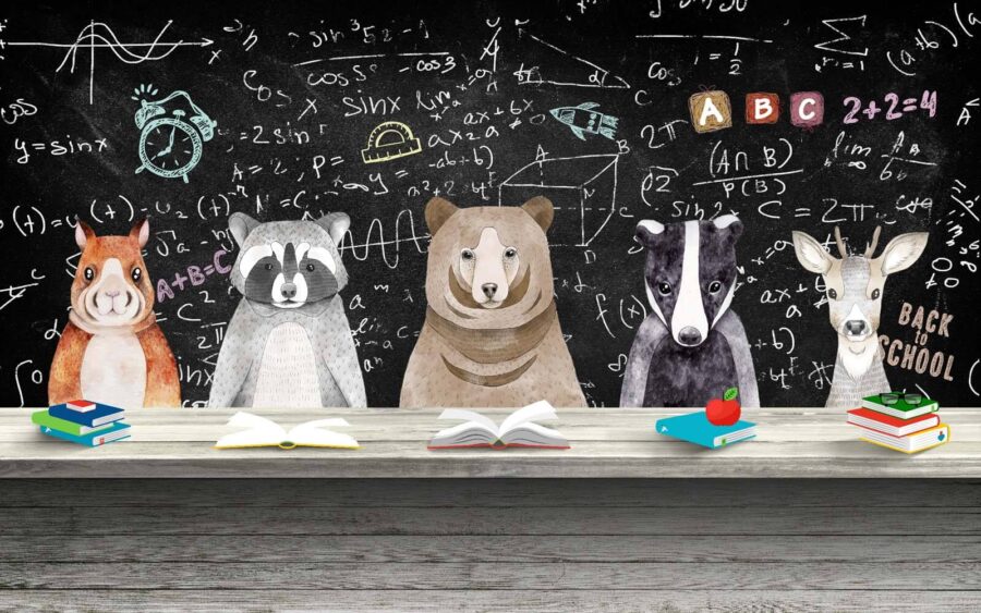 Mesa com animais