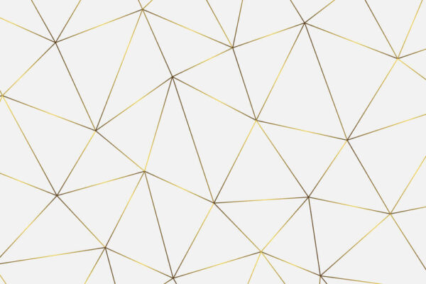 Yellow lines forming endless triangles Yellow lines forming endless triangles