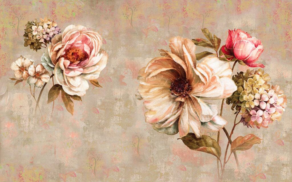 Flores delicadas em tons suaves Flores delicadas em tons suaves