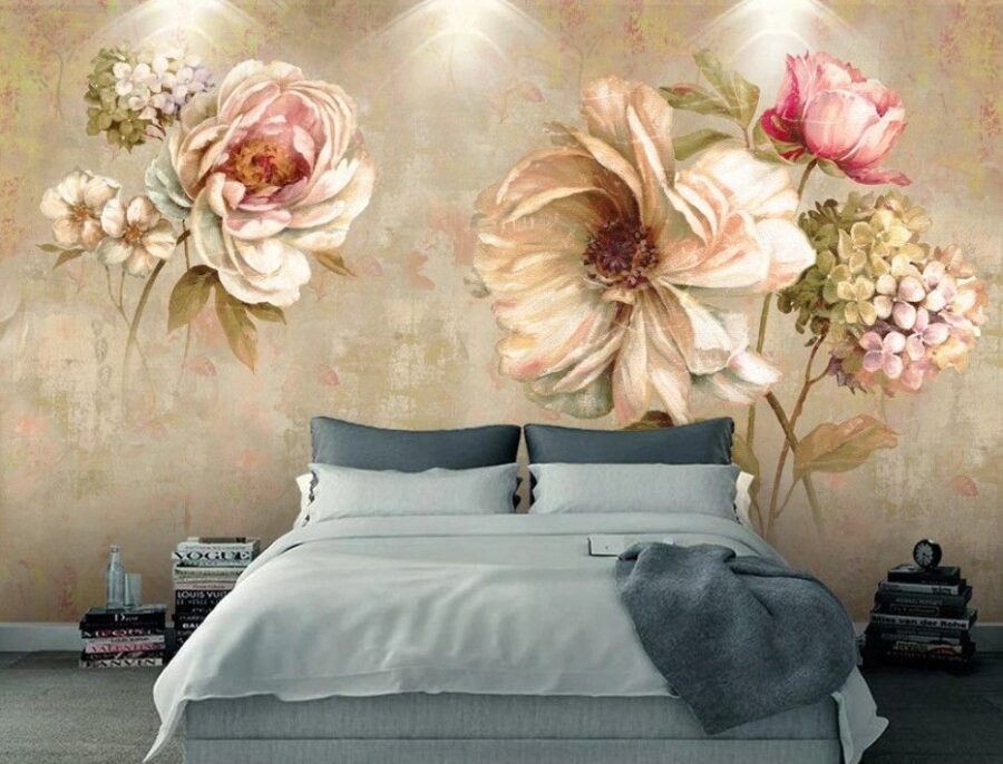 Flores delicadas em tons suaves Flores delicadas em tons suaves
