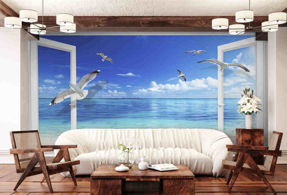 Uma janela com pássaros a voar u03352pig1 - Uma janela com pássaros a voar - tegory