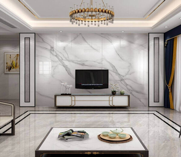 Mármore branco com veios pretos Mármore branco com veios pretos