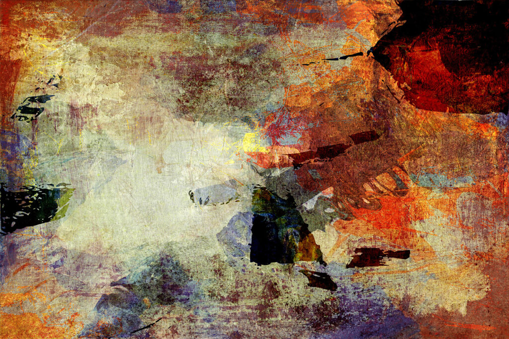 Expressão abstrata e vibrante de emoções. Expressão abstrata e vibrante de emoções.