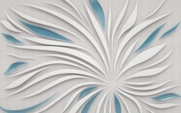 Desenho branco e azul sobre uma superfície cinzenta u06452p 600x375 - Desenho branco e azul sobre uma superfície cinzenta