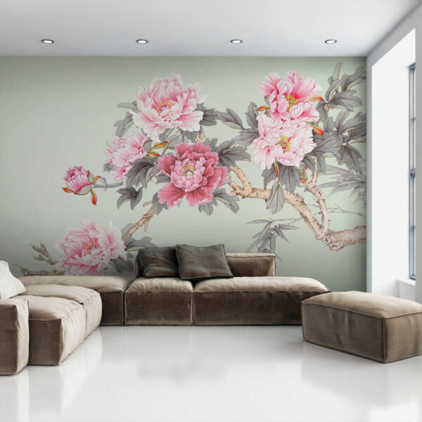 Ramo com flores cor-de-rosa Ramo com flores cor-de-rosa