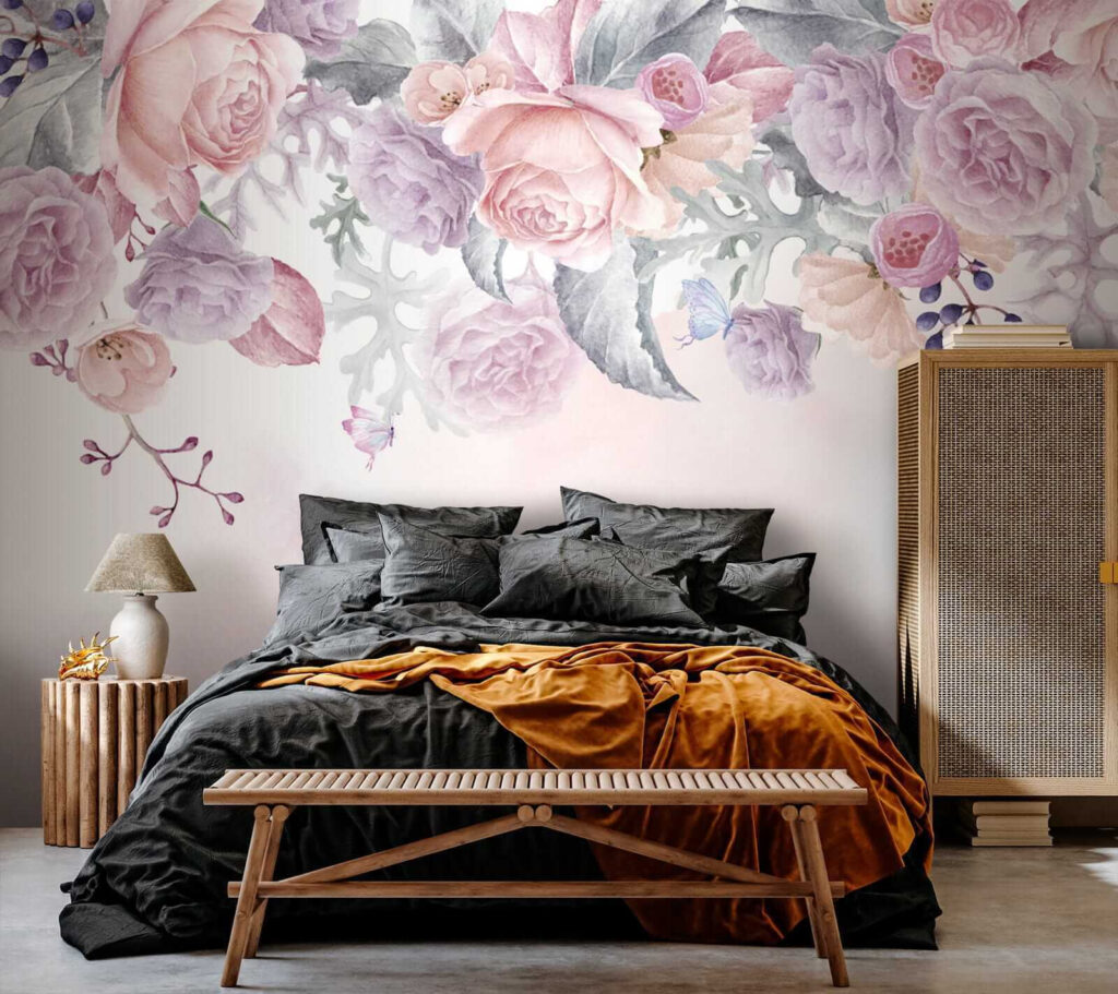 Watercolor painting of flowers Watercolor painting of flowers