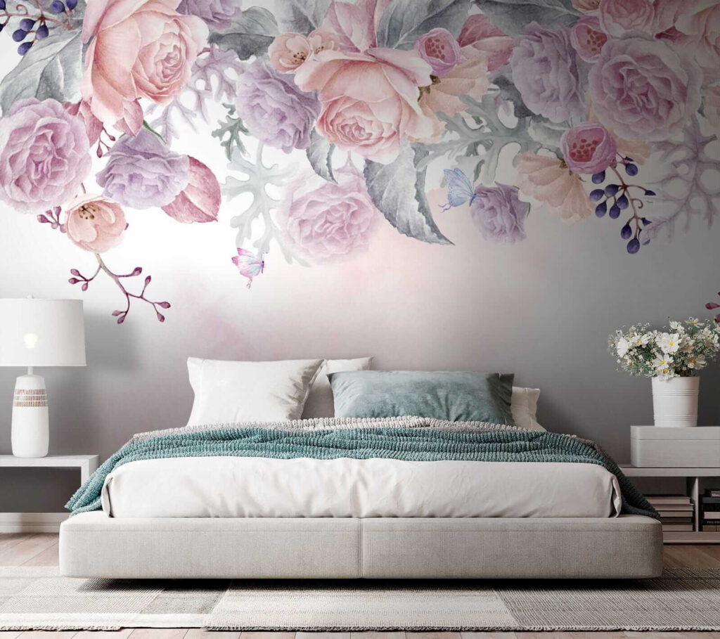 Watercolor painting of flowers Watercolor painting of flowers