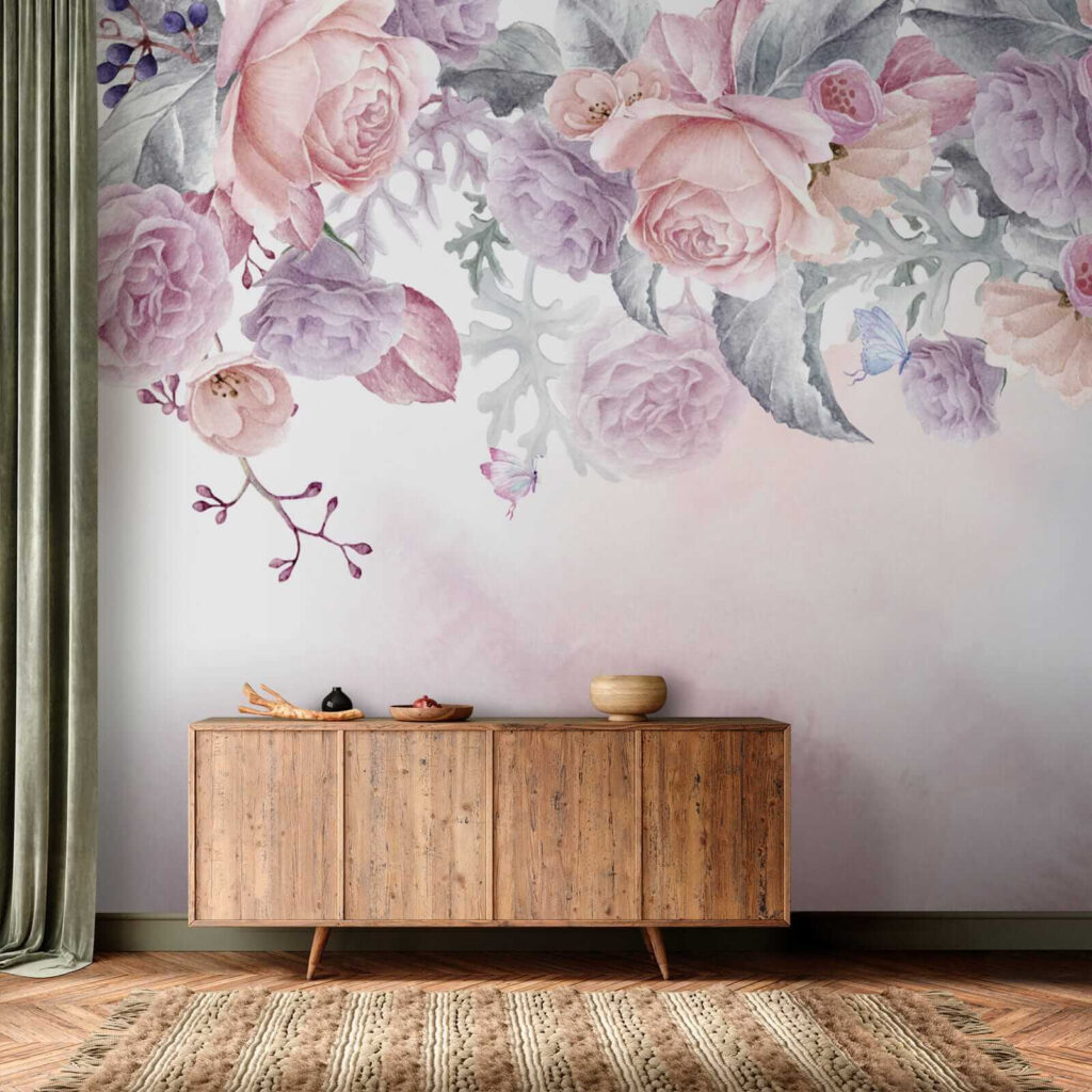 Watercolor painting of flowers Watercolor painting of flowers