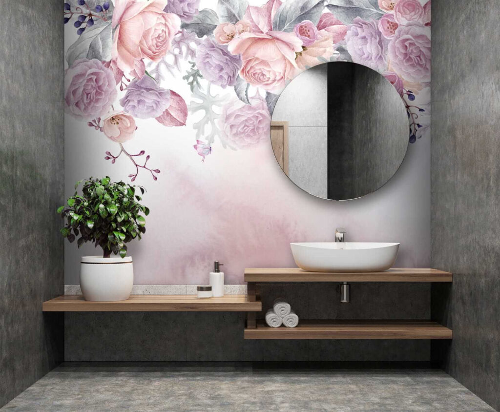 Watercolor painting of flowers Watercolor painting of flowers