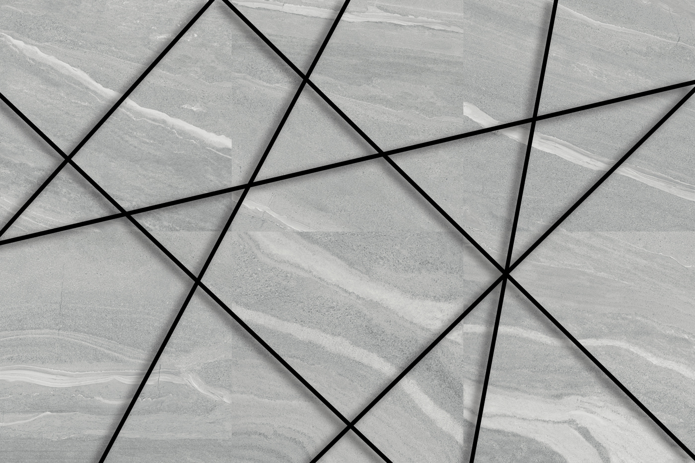 Black lines on a white surface