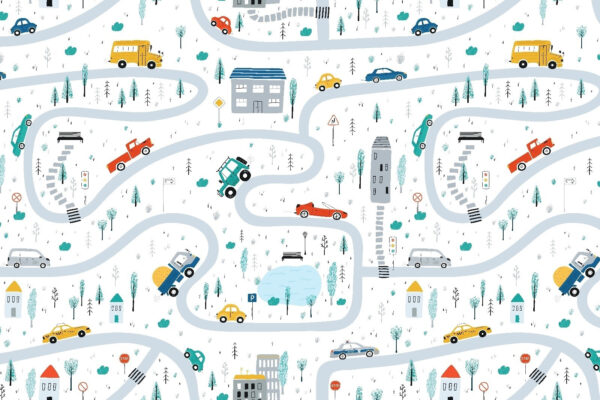 Mapa de carros e edifícios Mapa de carros e edifícios
