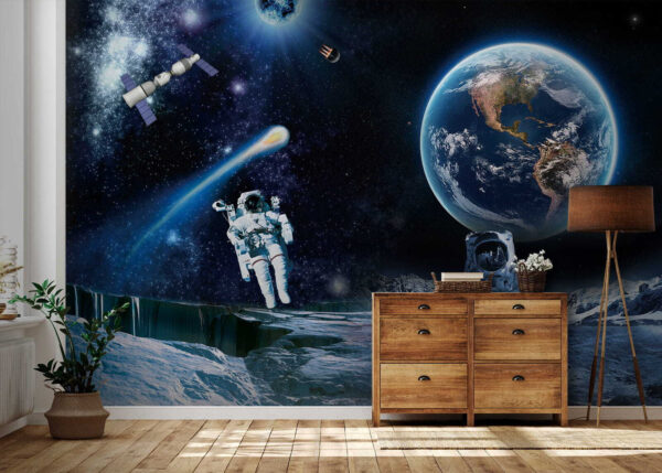 Astronauts on a moon Astronauts on a moon