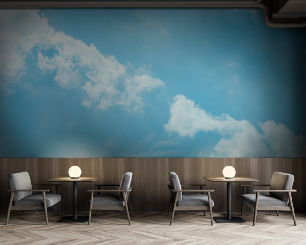 Céu azul com nuvens Céu azul com nuvens