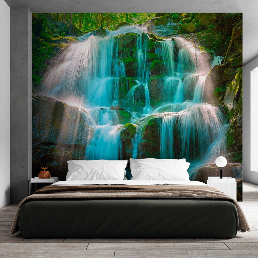 Waterfall in the woods Waterfall in the woods