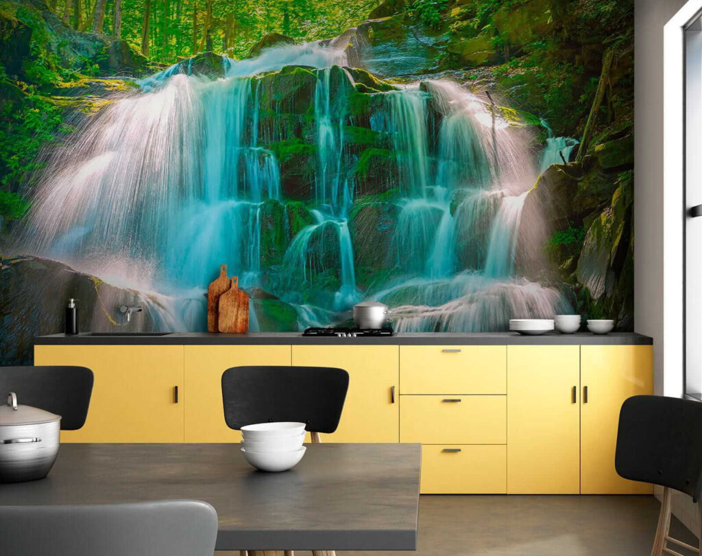 Waterfall in the woods Waterfall in the woods