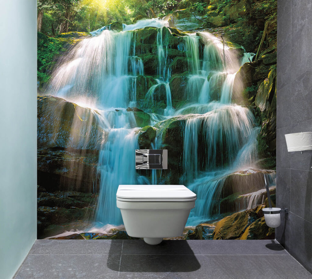 Waterfall in the woods Waterfall in the woods