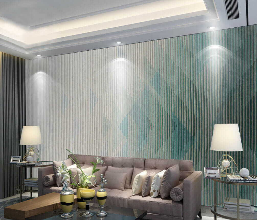 Abstract waves in soft tones