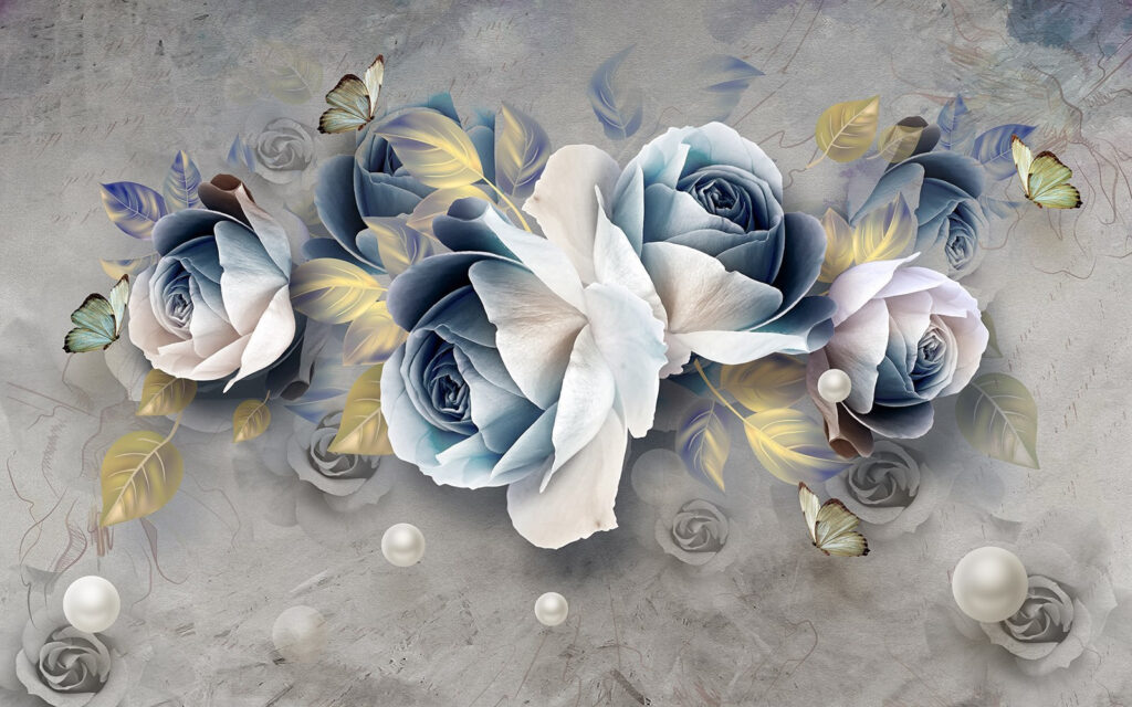 Flores delicadas com cores suaves Flores delicadas com cores suaves