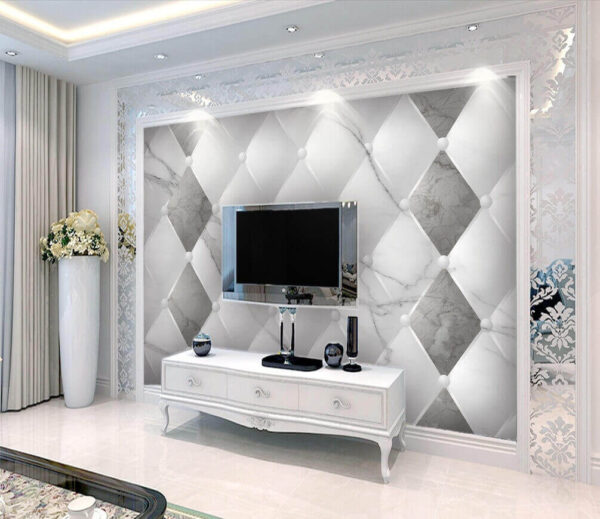 Padrão de diamante branco e cinzento Padrão de diamante branco e cinzento
