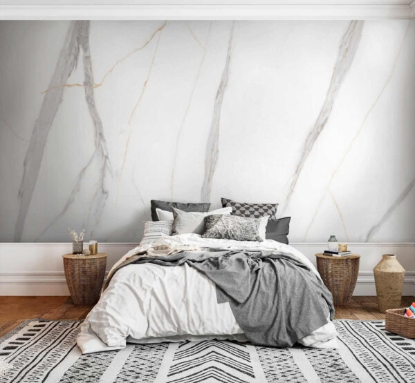 Elegante mármore branco com veios Elegante mármore branco com veios